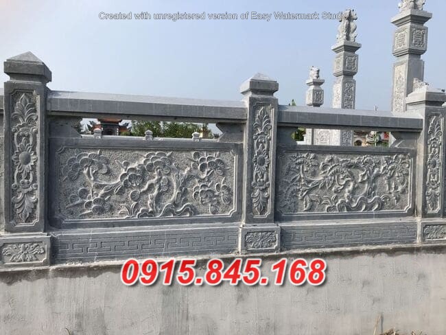 64 Hàng rào lan can đá tự nhiên đẹp bán tại Lai Châu